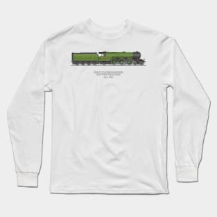 Flying Scotsman Circa 1930 Long Sleeve T-Shirt